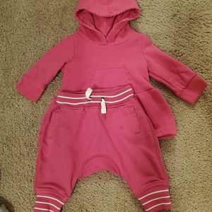 Pink Baby Girl Sweatsuit